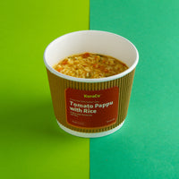 Tomato Pappu with Rice — Andhra-style Tomato Dal with Rice