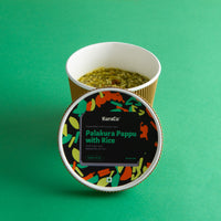 Palakura Pappu with Rice — South India-style Spinach Dal with Rice